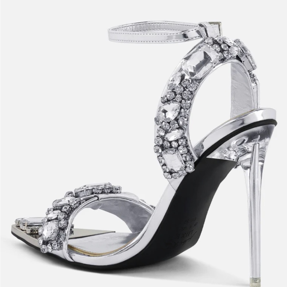 Jewelled heels NWT in box - Picture 2 of 14